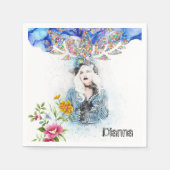 Papier Napkins, Viktorianisch, floral Serviette (Vorderseite)