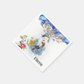 Papier Napkins, Viktorianisch, floral Serviette (Ecke)