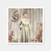 Papier Napkins, Viktorianisch Serviette (Vorderseite)