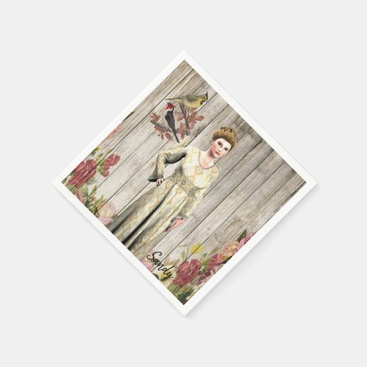 Papier Napkins, Viktorianisch Serviette (Ecke)