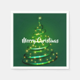 Papier Napkins-Weihnachtsbaum Serviette