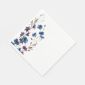 Papier Napkins-Wildblumen Wasserfarbe Serviette (Ecke)