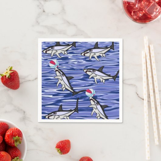 Papier Neapel, Ozeanhaie Serviette (Beispiel)