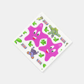 Papier, Neapel, Socken Serviette (Ecke)