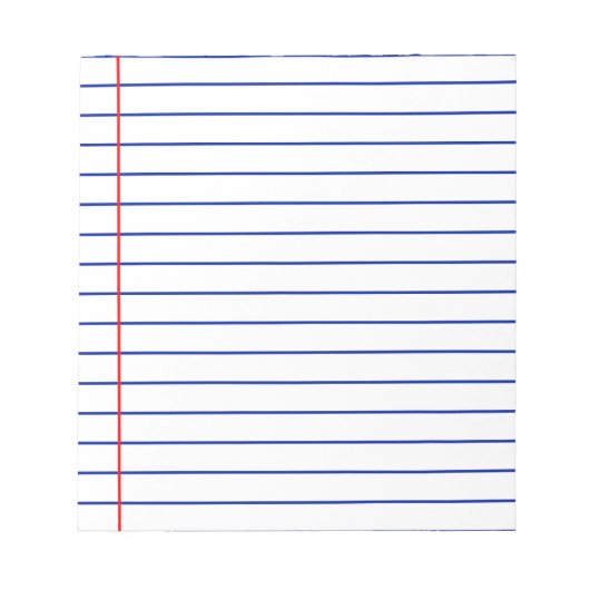 Papier Notizblock (Vorderseite)