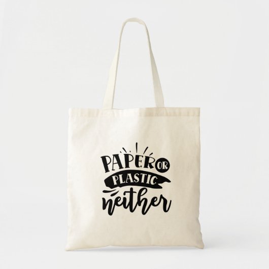Papier oder Kunststoffe...weder Tragetasche (Vorne)
