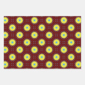 Papier Pack 175 dekorativ braun blau gelb (Vorderseite 2)