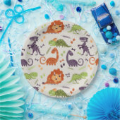 Papier Party Teller - Kinder Liebe Dinosaurier (Party)