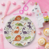 Papier Party Teller - Kinder Liebe Dinosaurier (Party)