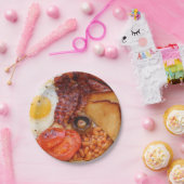 Papier-Partyplatte des englischen Frühstücks Pappteller (Party)