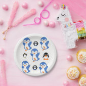 Papier Pinguine Paten Pappteller (Party)