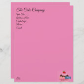 Papier Pink (Cupcake) RFPMDesign ©️ 2024 (Vorne/Hinten)