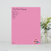 Papier Pink (Cupcake) RFPMDesign ©️ 2024 (Stehend Vorderseite)