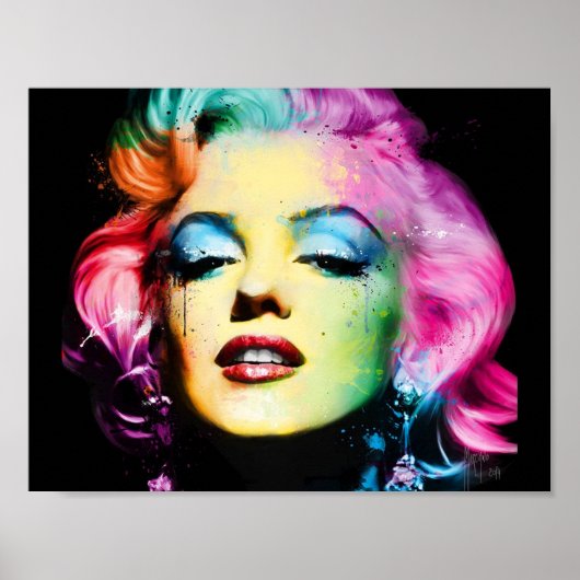Papier-Poster Marylin Monroe Pop Art (matt) Poster (Vorne)