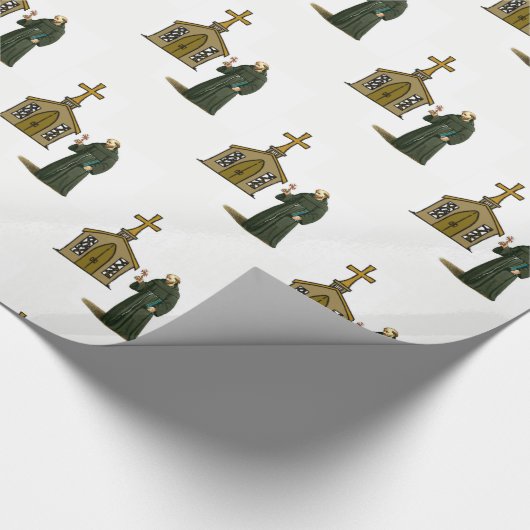 Papier Priester Geschenkpapier (Ecke)
