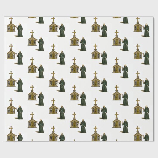 Papier Priester Geschenkpapier (Flach)