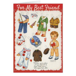 Papier-Puppen Jungeund Mädchenvalentines