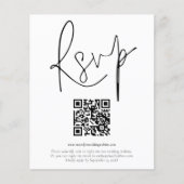 PAPIER | QR Code Script Wedding RSVP (Vorne)