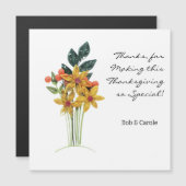 Papier Quettierte Blume dank Magnetkarte (Vorne/Hinten)