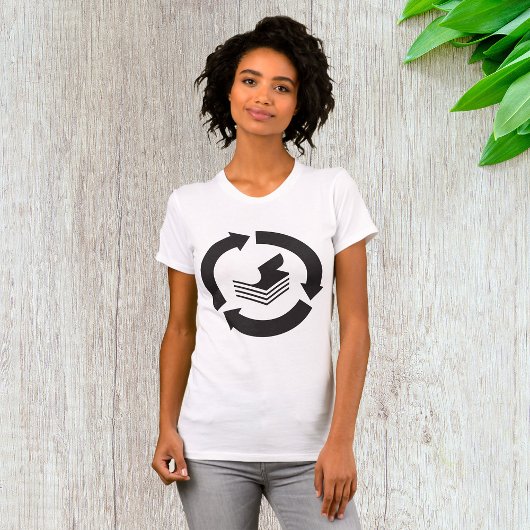 Papier Recycelnd T - Shirt für Frauen