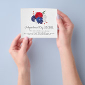 PAPIER | Red White Blue Florals 4. Juli GRILLEN Ei (Gruppe)