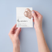 PAPIER Rose Gold Ballon QR Code Quinceañera Party (Gruppe)