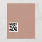 PAPIER Rose Gold Ballon QR Code Quinceañera Party (Hinten)
