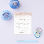 PAPIER | Rose Gold Glitzer Foto Sweet 16 Vielen Da (Einzeln)