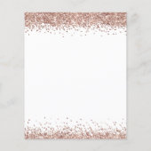 PAPIER | Rose Gold Glitzer Weihnachtsfest Party Ei (Hinten)