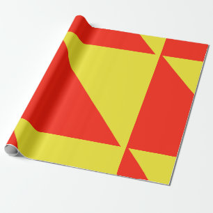 Papier rot und gelb geschenkpapier