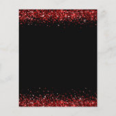 PAPIER | Roter Glitzer Weihnachtsfeiertag Party Bl (Hinten)