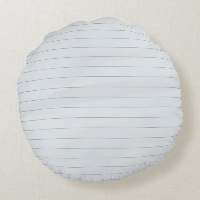 Papier Rundes Kissen (Rückseite)