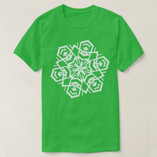 Papier-Schneeflocke Nr. 1 T-Shirt (Design vorne)