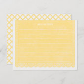 Papier schneiden Banner Stationery - Lemon Einladung (Vorne/Hinten)