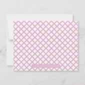 Papier schneiden Banner Stationery - Lilac Einladung (Rückseite)