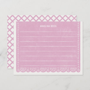 Papier schneiden Banner Stationery - Lilac Einladung