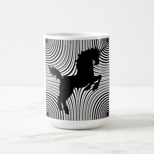 Papier-Schnittunicorn-Tasse Kaffeetasse (Mittel)
