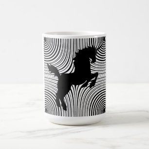 Papier-Schnittunicorn-Tasse Kaffeetasse