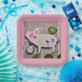 Papier-Schwein-Papierteller Pappteller (Party)