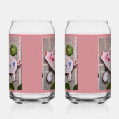 Papier-Schwein-Soda-Glas Dosenglas (Rechts)