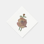 Papier-Serviette Aquarell Bleistift Blumen-Design Serviette (Ecke)