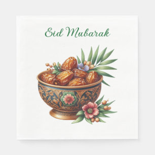 Papier-Serviette-Eid Mubarak Tischdekoration Serviette