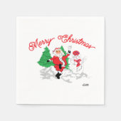 Papier Serviette : Frohe Weihnachten (Vorderseite)