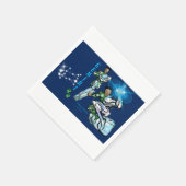 Papier Serviette zum Geburtstagsgeschenk im Gemini (Ecke)