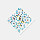 Papier-Servietten, Delfine Serviette (Ecke)