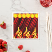 Papier Servietten Flamme (Beispiel)