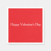 Papier Servietten Frohen Valentinstag  (Vorderseite)