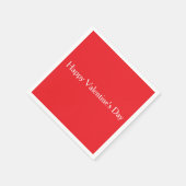 Papier Servietten Frohen Valentinstag  (Ecke)