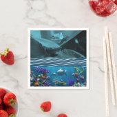 Papier-Servietten Frosch Serviette (Beispiel)