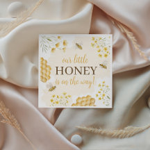 Papier-Servietten für Baby Shower "Kleine Honig-Ba